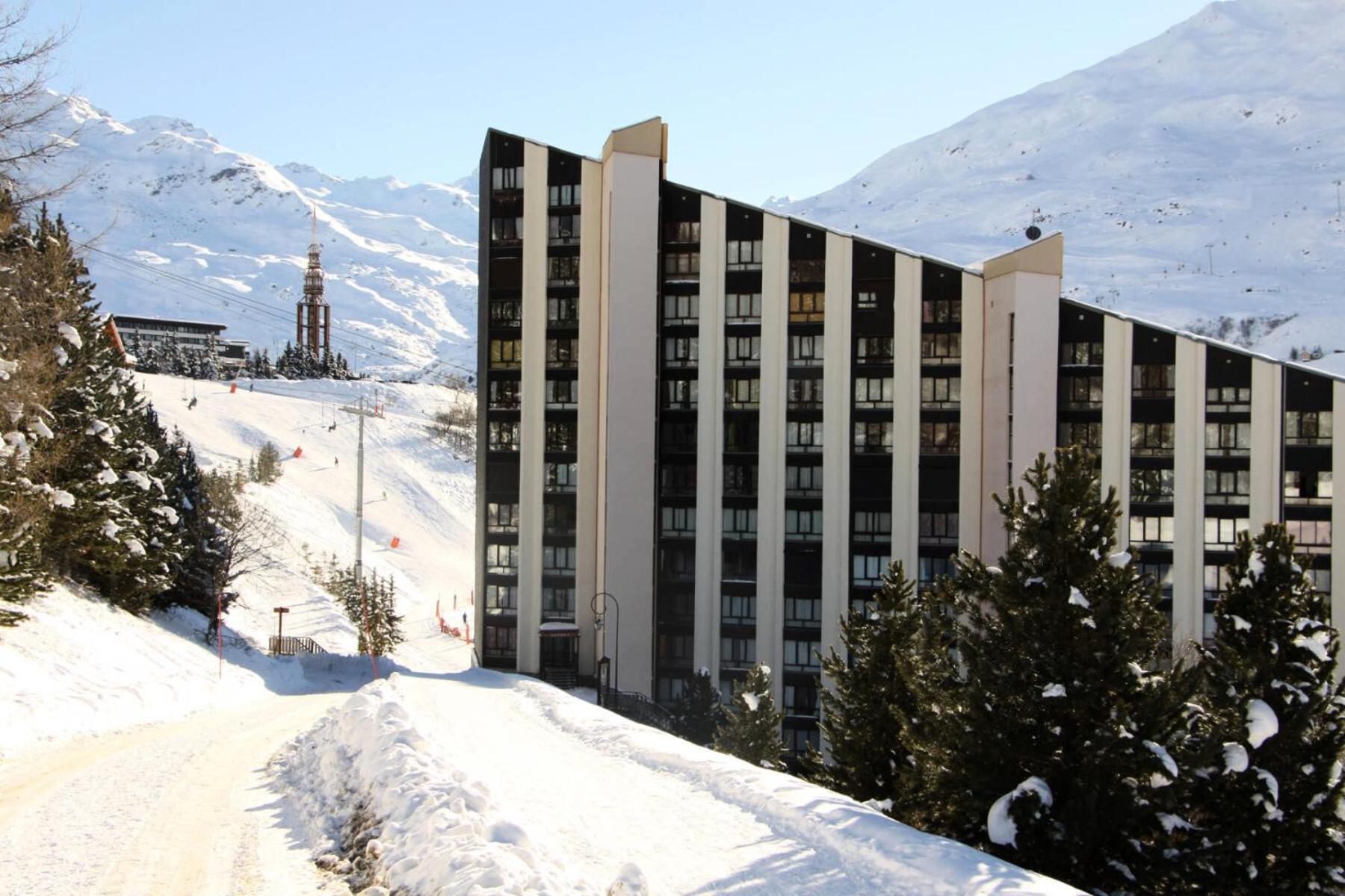 Residence Caron - Studio Moderne Et Lumineux - Depart Et Retour Skis Aux Pieds - Balcon Mae-3314 サン・マルタン・ド・ベルヴィル エクステリア 写真