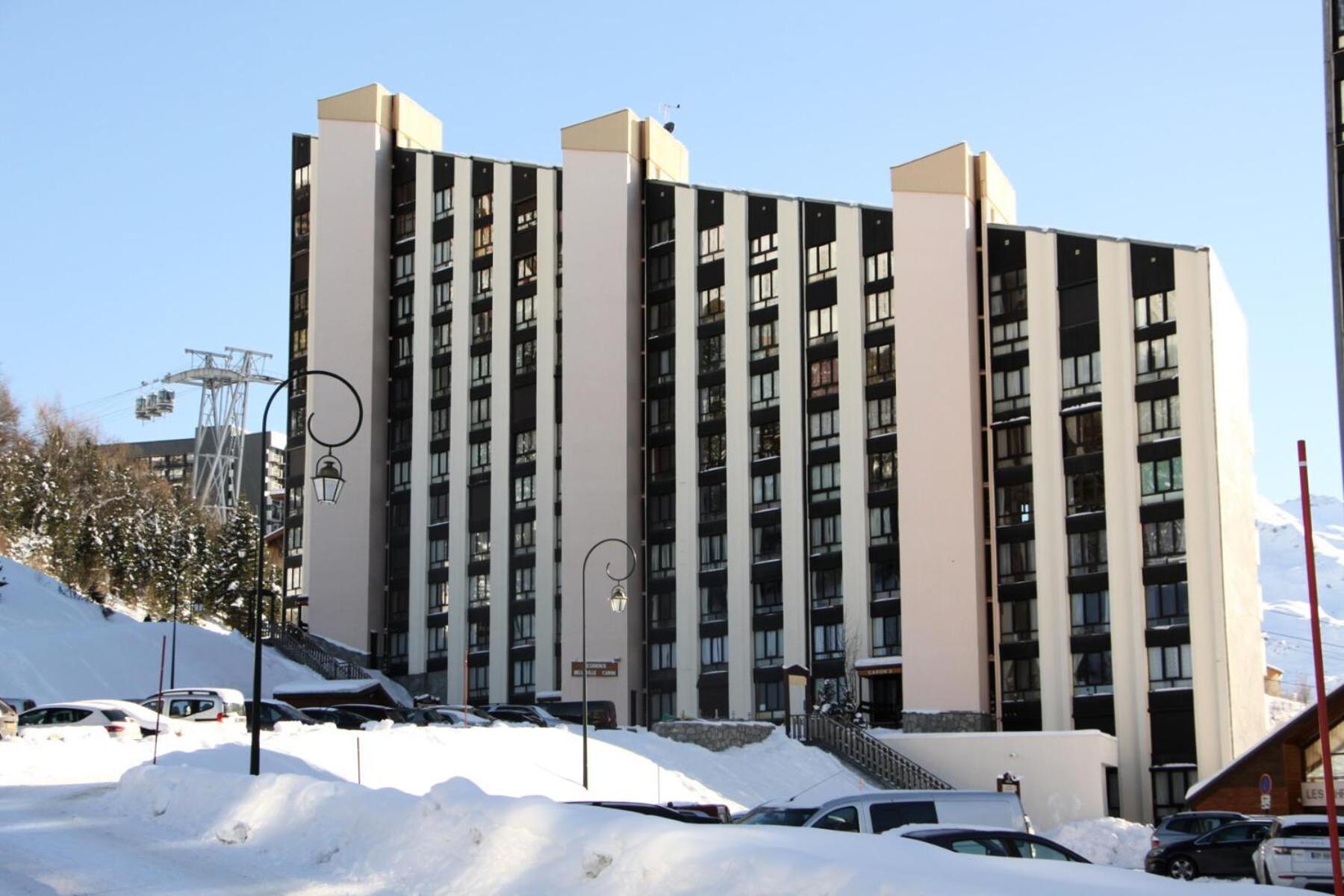 Residence Caron - Studio Moderne Et Lumineux - Depart Et Retour Skis Aux Pieds - Balcon Mae-3314 サン・マルタン・ド・ベルヴィル エクステリア 写真